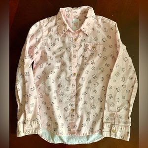 Cat & Jack Kitty Cat Blouse Sz7/8